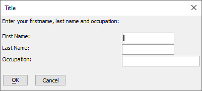 Xdialog with spillover turned off.